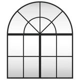 VidaXL Wandspiegelbogen 60x70 cm Eisen schwarz