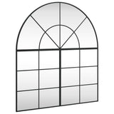 VidaXL Bogenwandspiegel 100x110 cm Eisen schwarz
