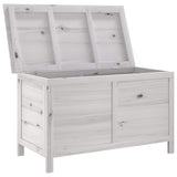 Vidaxl tuinbox 99x49,5x58,5 cm massief vurenhout wit