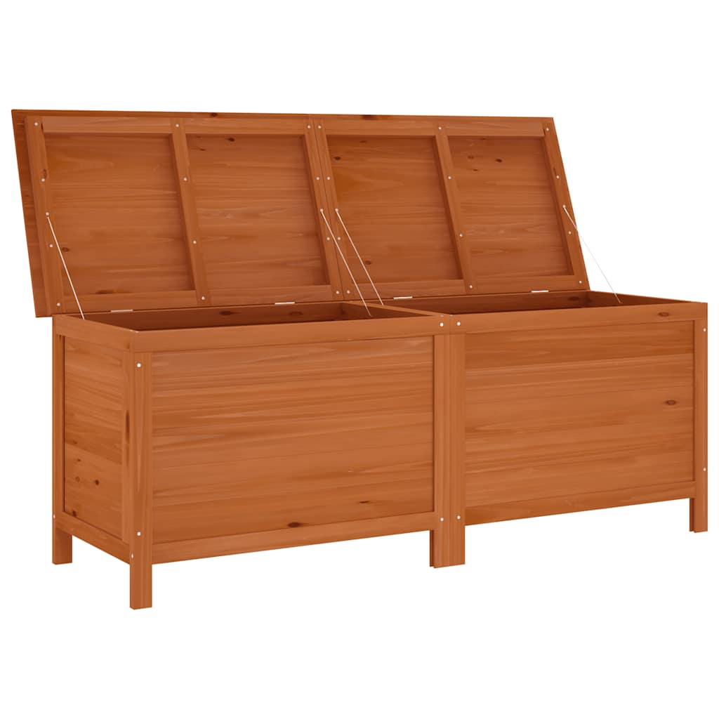 Vidaxl tuinbox 150x50x56,5 cm massief vurenhout bruin