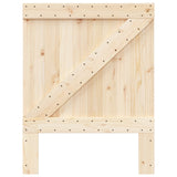 Vidaxl hoofdbord 80x104 cm massief grenenhout