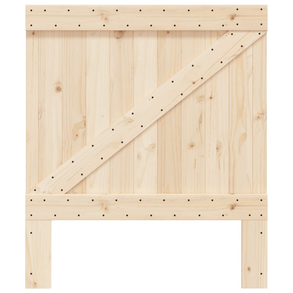 Vidaxl hoofdbord 90x104 cm massief grenenhout