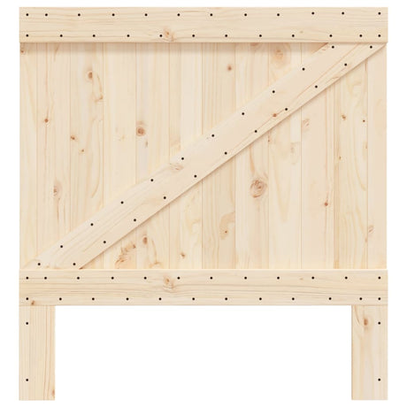 Vidaxl hoofdbord 100x104 cm massief grenenhout