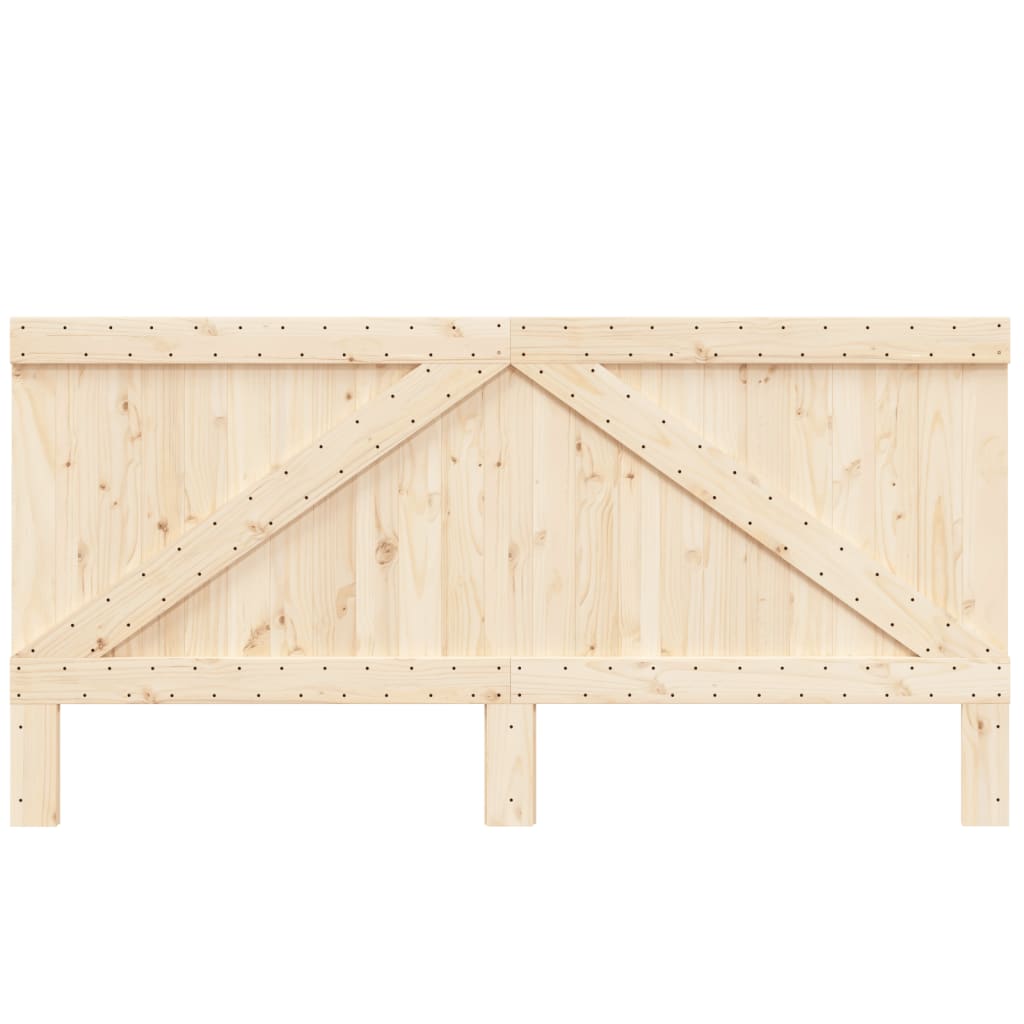 Vidaxl hoofdbord 200x104 cm massief grenenhout