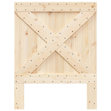 Vidaxl hoofdbord 80x104 cm massief grenenhout