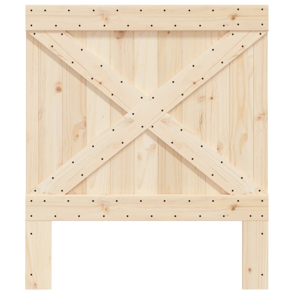 Vidaxl hoofdbord 90x104 cm massief grenenhout