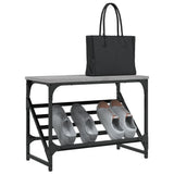 VIDAXL -Schuhregal 60x30x45 cm verarbeitetes Holzgrau Sonoma