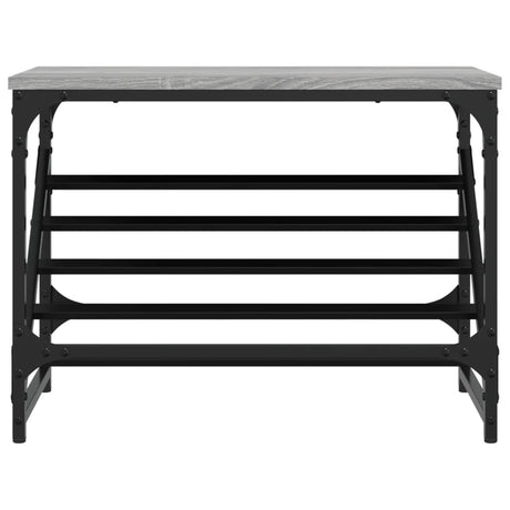 VIDAXL -Schuhregal 60x30x45 cm verarbeitetes Holzgrau Sonoma