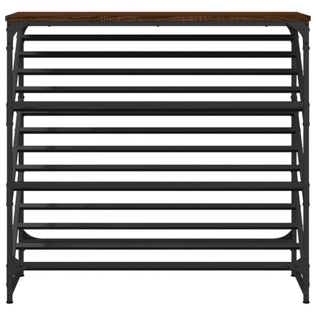 Vidaxx Schuhregal 90x30x85 cm, fertige Holzfarbe, braune Eiche