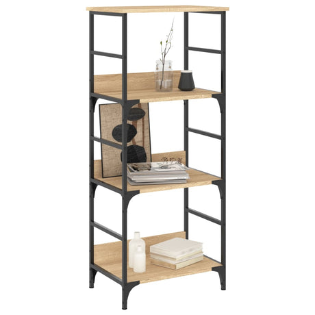 Vidaxl boekenrek 50x33x117,5 cm bewerkt hout sonoma eikenkleurig