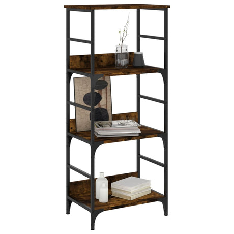 Vidaxl boekenrek 50x33x117,5 cm bewerkt hout gerookt eikenkleurig