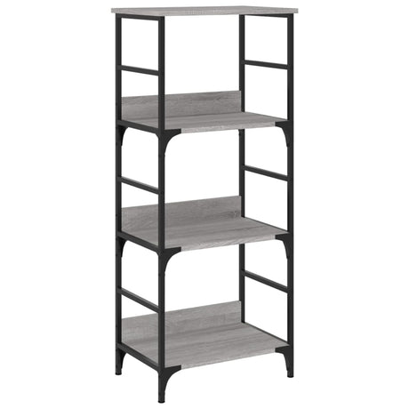 Vidaxl boekenrek 50x33x117,5 cm bewerkt hout grijs sonoma eikenkleurig