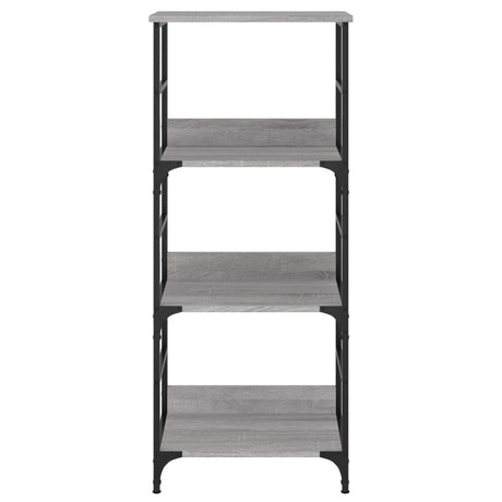 Vidaxl boekenrek 50x33x117,5 cm bewerkt hout grijs sonoma eikenkleurig