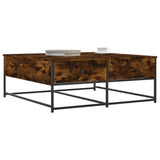 Vidaxl salontafel 100x99x40 cm bewerkt hout gerookt eikenkleurig