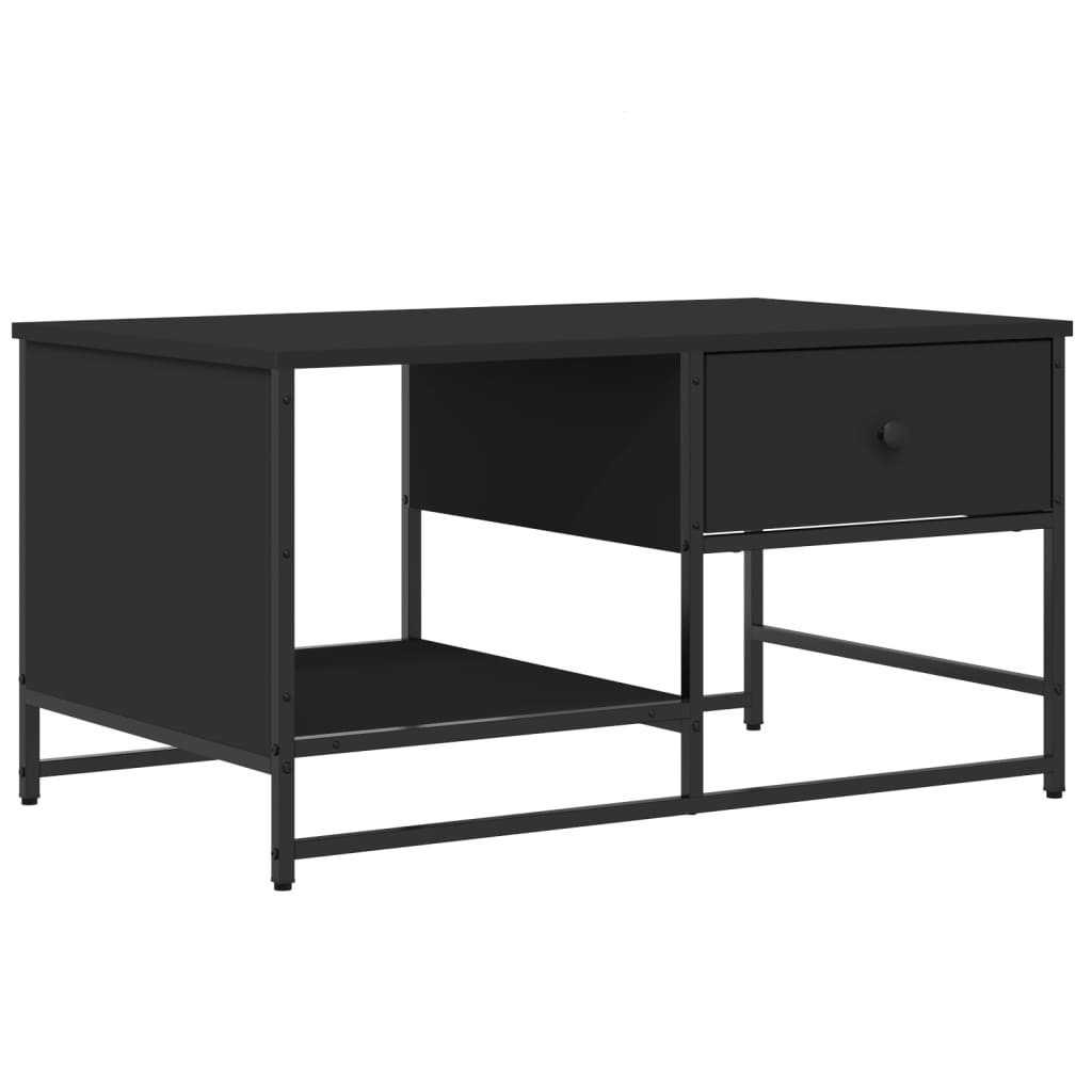 Vidaxl salontafel 85,5x51x45 cm bewerkt hout zwart