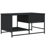 Vidaxl salontafel 85,5x51x45 cm bewerkt hout zwart