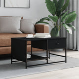 Vidaxl salontafel 85,5x51x45 cm bewerkt hout zwart