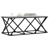 Vidaxl salontafel 100x49x40 cm bewerkt hout grijs sonoma