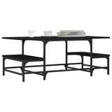 Vidaxl salontafel 100x50,5x40 cm bewerkt hout zwart