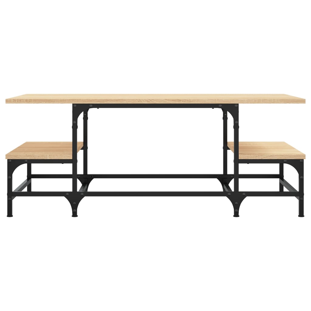 Vidaxl salontafel 100x50,5x40 cm bewerkt hout sonoma eikenkleurig