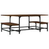 Vidaxl salontafel 100x50,5x40 cm bewerkt hout bruin eikenkleur