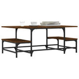 Vidaxl salontafel 100x50,5x40 cm bewerkt hout bruin eikenkleur