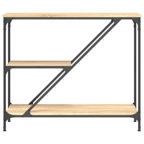 Vidaxl wandtafel 88,5x30x75 cm bewerkt hout sonoma eikenkleurig