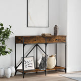 Vidaxl wandtafel 100x39x78,5 cm bewerkt hout gerookt eikenkleurig