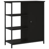 Vidaxl dressoir 70x30x80 cm bewerkt hout zwart