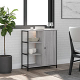 Vidaxl dressoir 70x30x80 cm bewerkt hout grijs sonoma