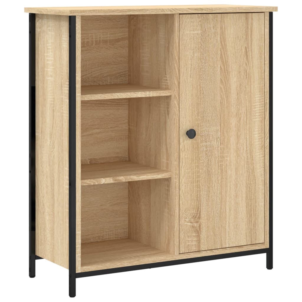 Vidaxl dressoir 70x30x80 cm bewerkt hout sonoma eikenkleurig