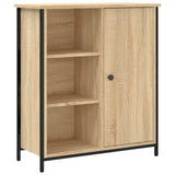 Vidaxl dressoir 70x30x80 cm bewerkt hout sonoma eikenkleurig