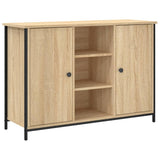 Vidaxl dressoir 100x35x70 cm bewerkt hout sonoma eikenkleurig