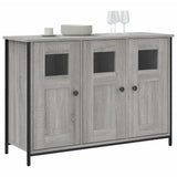 Vidaxl dressoir 100x35x70 cm bewerkt hout grijs sonoma