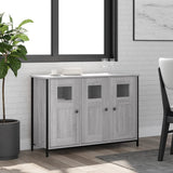 Vidaxl dressoir 100x35x70 cm bewerkt hout grijs sonoma