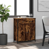 Vidaxl dressoir 70x30x80 cm bewerkt hout gerookt eikenkleurig