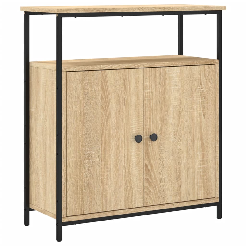 Vidaxl dressoir sonoma eiken 70x30x80 cm bewerkt hout