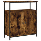 Vidaxl dressoir 70x30x80 cm bewerkt hout gerookt eikenkleurig