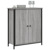 Vidaxl dressoir 70x30x80 cm bewerkt hout grijs sonoma