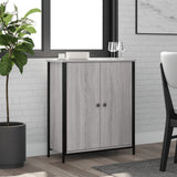 Vidaxl dressoir 70x30x80 cm bewerkt hout grijs sonoma