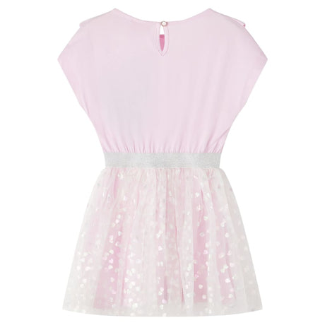 VidaXL Kinderkleid mit Rüschen 92 Hellrosa