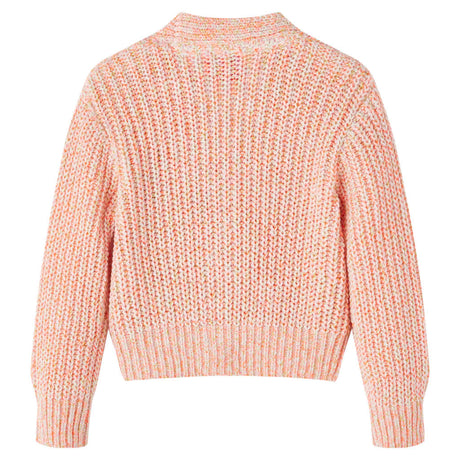 Vidaxl Kinderstrickjacke gestrickt 116 gemischtes Rosa
