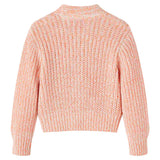VidaXL Kinder-Strickjacke, gestrickt 140, gemischtes Rosa