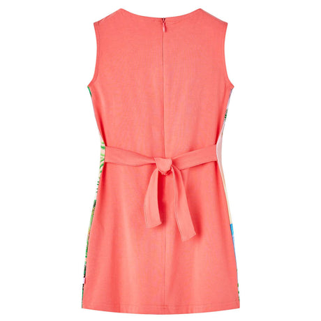 VidaXL Kinderkleid 128 Koralle
