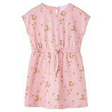 VidaXL Kinderkleid mit Kordelzug 92 Hellorange