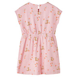 VidaXL Kinderkleid mit Kordelzug 92 Hellorange