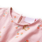 VidaXL Kinderkleid mit Kordelzug 92 Hellorange