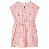 VidaXL Kinderkleid mit Kordelzug 104 Hellorange