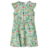 VidaXL Kinderkleid 128 helles Khaki