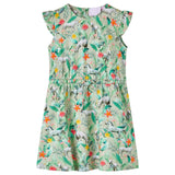 VidaXL Kinderkleid 140 helles Khaki